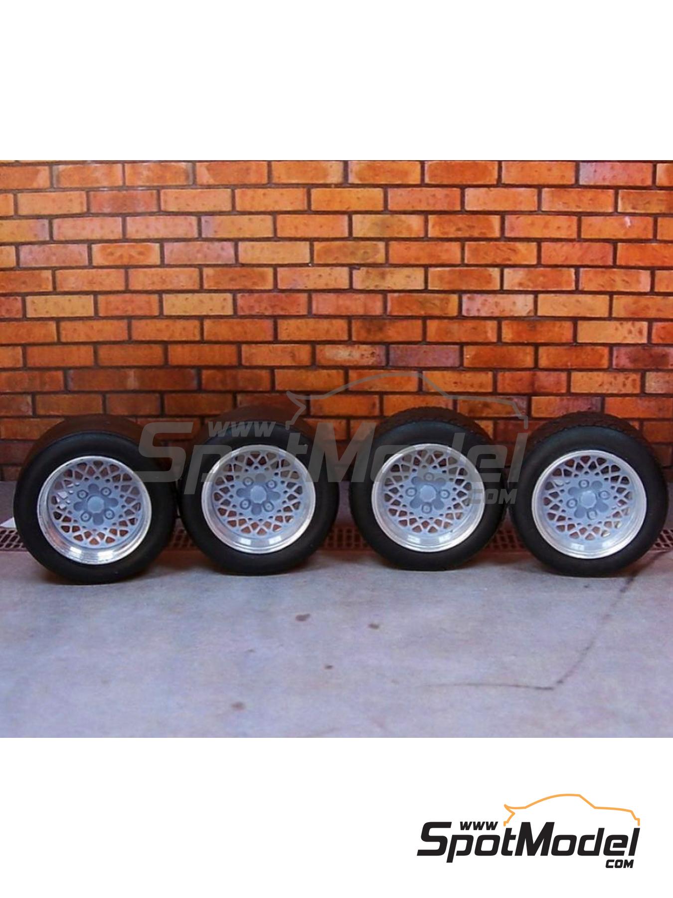 Scale Production SPRF24006: Rims 1/24 scale - 13 inches BBS E30 - 4